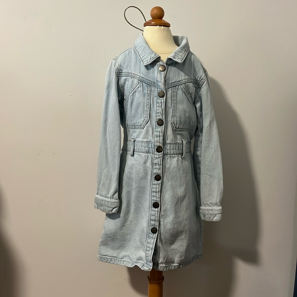 Cotton-On Kids Girls Denim Dress sz7